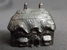 *Welsh Coal 'Cottage' Ornament. 2" Tall. Good Condition.