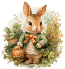 Colourful Easter Peter Rabbit