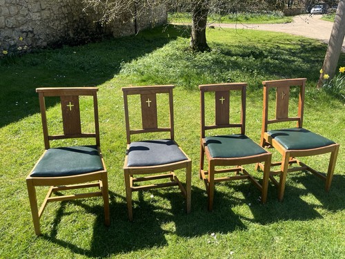 Mid century chapel chairs - chapel, 4