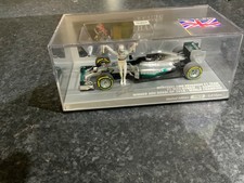 Minichamps 1/43 Mercedes AMG F1 W05 Hybrid  L Hamilton Winner Abu Dhabi GP 2014
