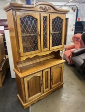 Solid oak welsh dresser - welsh, dresser/wall