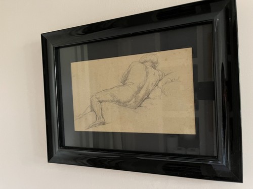 Nude pencil drawing male - nude,