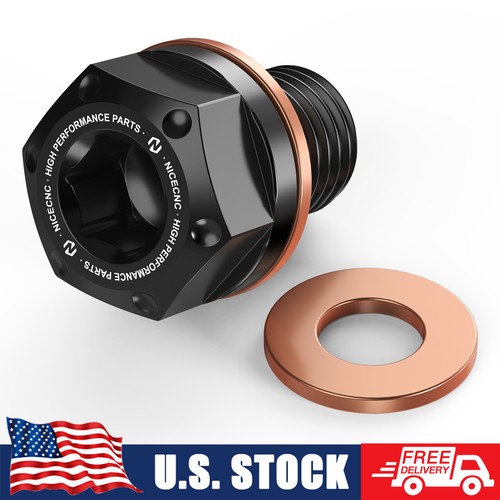 Magnetic oil drain plug bolt - drain,