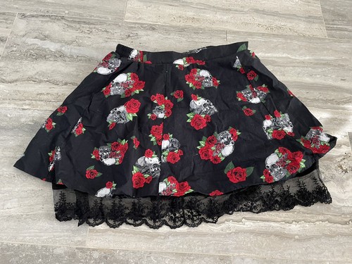 Black skull roses layer - black, skull/roses