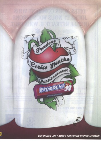Advertising 2008 freedent - advertising,