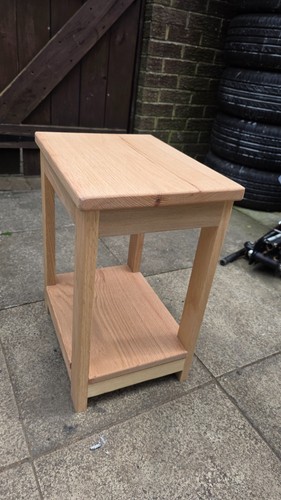 Solid oak side - solid, with