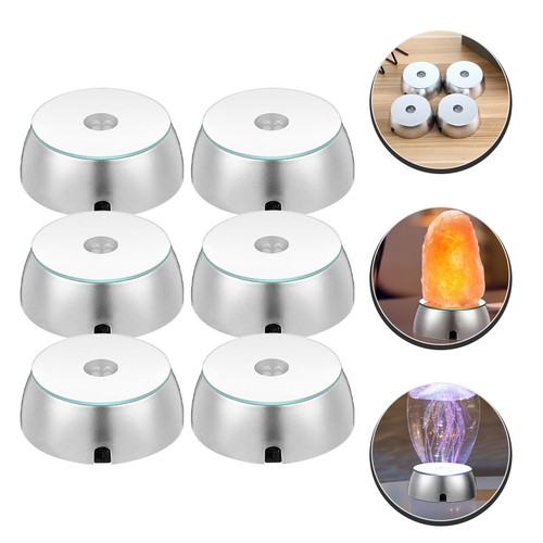 Pcs crystal stand led base - 6,