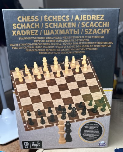 New taunton chess set - set, spin