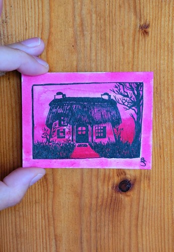 Aceo original watercolour - aceo,