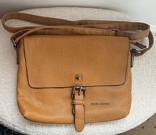 David Jones Orange Leather