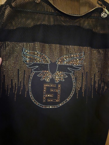 Ladies black gold ff - &,