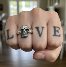 Ladies Mens Grinning Biker