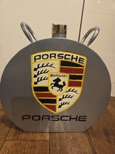 Porsch Round Petrol Can Brass