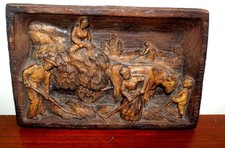 Vintage Hand-Carved Wooden