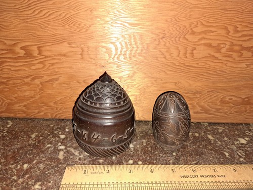 Lot antique carved - of,