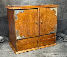 Antique Oak Tabletop Cabinet