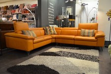Orange Corner Sofa Power