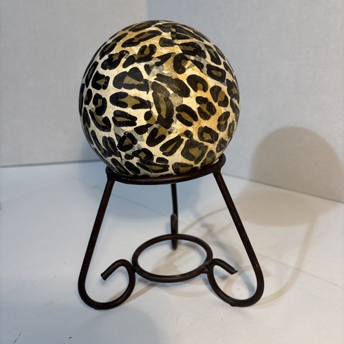 Decoupaged ceramic ball - ceramic, on