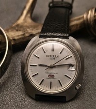  Citizen X8 Cosmotron Transistorized Date electro-mechanical Vintage Watch