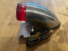 Motorcycle polished alloy rear light housing - classic/special/cafe racer