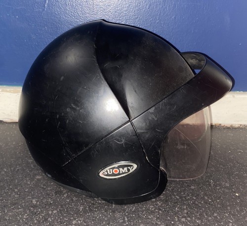 Retro black suomy - black,