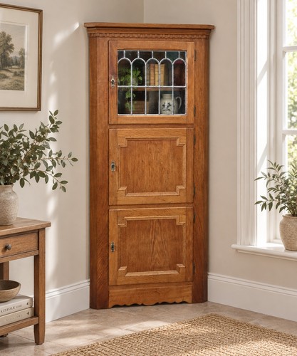 Vintage light oak - light, corner