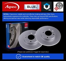 2x Brake Discs Pair Solid fits MERCEDES A180 W176 1.5D Rear 12 to 18 276mm Set