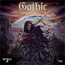 Gothic Alchemy OFFICIAL Calendar 2026 | Square 30cm x 30cm | 100% Plastic Free