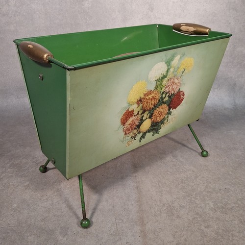 Vintage magazine rack mid - rack,