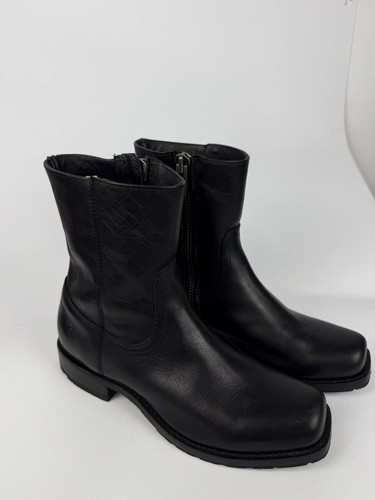 Frye men black - black, side