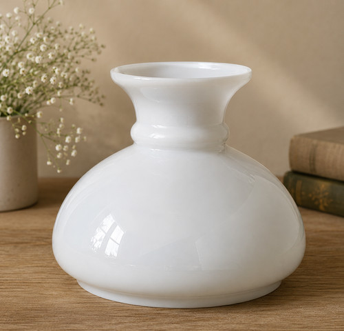 Antique white milk - white, lamp