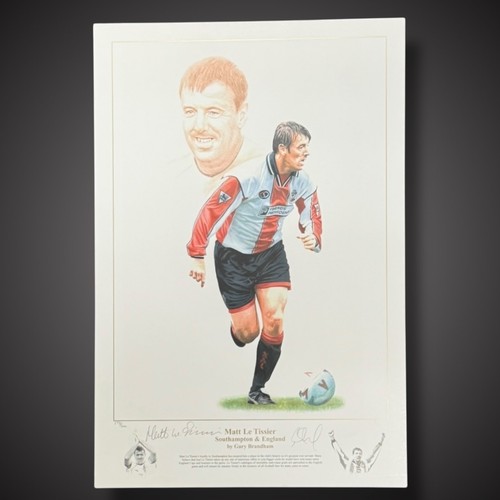Matt tissier signed - le,
