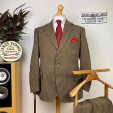 Cooling, Lawrence & Wells Savile Row (40S) Fully Bespoke TWEED Shooting Suit