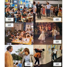 LE MAITRE D'ECOLE French Lobby Cards x6 - 9x12 in. - 1981 - Claude Berri, Coluch