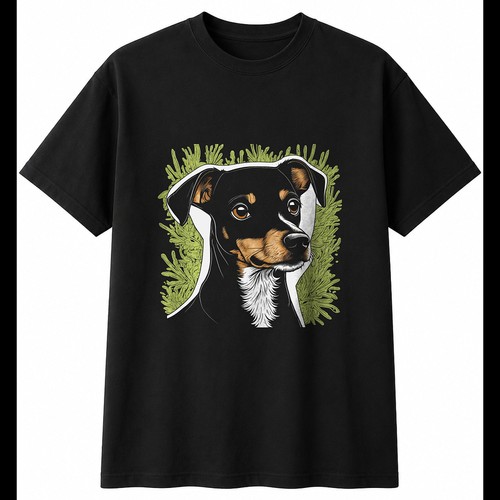 Charcoal miniature pinscher - charcoal,