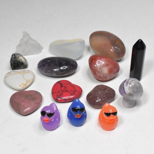 Assortment tumbled stones - assortment,