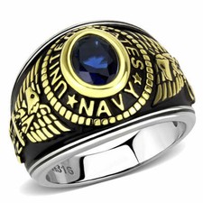 Men’s Navy Signet Ring