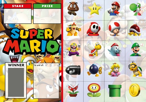 Mario fundraising scratch - mario,