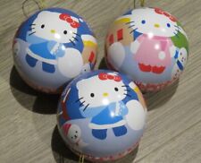 3 X SANRIO HELLOW KITTY CHRISTMAS METAL OPENING CHRISTMAS BAUBLE DECORATIONS