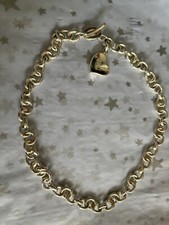 Links of London Sterling Silver Signature Link T bar necklace.