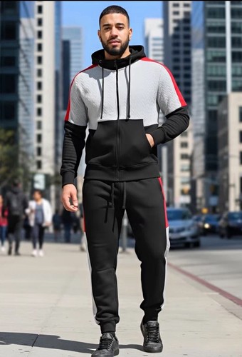 Men black grey red - men's, black/grey/red