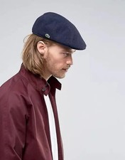 LACOSTE WOOL BROADCLOTH FLAT CAP RK9814-166 Navy S