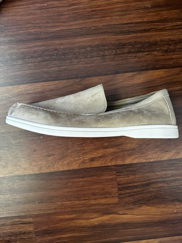Men beige suede - beige, 13