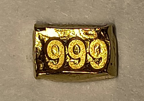 Gram gold bar 999 - 1,