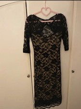 Elise Ryan Black Lace Dress