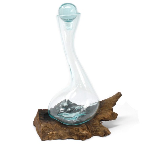 Molten glass bowls - on, rustic
