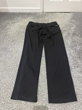 Stromberg Mens Black Chino Smart Golf Trousers Size W36 L32 Golfing Sports