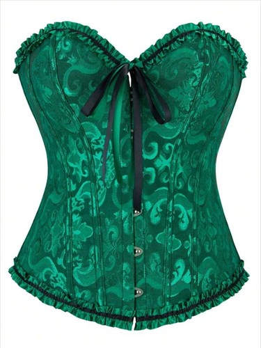 Women lace corset overbust - lace, up