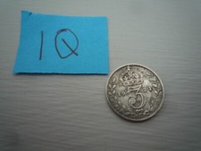 SILVER 3D BIT THREE PENCE COIN    1921   1Q