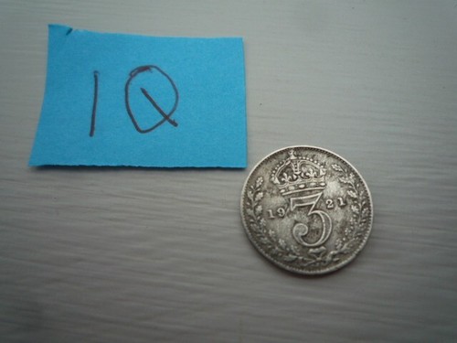 Silver bit three pence - 3d,